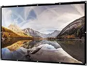 Projection Screens Projector Screen Portable 16:9 Projector White Curtain Projection Screen Canvas Matt TV HD Simple Curtain Smart Home(200 inch)