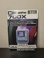 Delkin Pro 16G UDMA 6 Compact Flash CF 700X for Canon EOS 1D X 5D 7D 1Ds MA