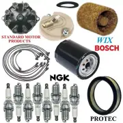 Tune Up Kit Filters Cap Spark Plugs Wire For CHEVY K10 PICKUP V8 5.0L 1970-1972