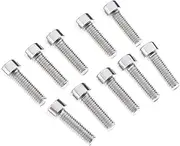 10Pcs Stainless Steel Bike Water Bottle Cage Screws M5 x 19mm Bicycle Bottle Holder Cage Bolts Hex Socket Screws