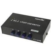 4 Ports High Speed Usb 2.0 Key-Press Switcher Share Switch Box For Pc Computer Scanner Printer
