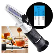 Honey Refractometer 58-90%Brix/ Moisture/ 38-43 Be'Baume ATC 3-in-1 Tester Meter