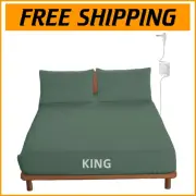 Breathable King Size Grounding Sheet with Silver Fiber & 15ft Earthing Cord