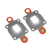 2X Exhaust Elbow Riser Dry Joint Gasket Restricted Flow MerCruiser 27-864547A02