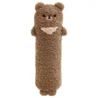 在飛比找momo購物網優惠-【San-X】拉拉熊 懶懶熊 療癒系列 長型絨毛筆袋 蜜茶熊
