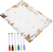 BCOATH Magnetic Weekly Planner Fridge Acrylic Board Dry Erase Schedule Board for Boys and Girls Chart Magnetic Reminder