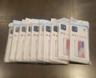Iphone 6.1 clear cover case Brand New Sealed Excellent Bulk deal for 10 pieces