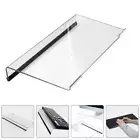 2pcs Tilted Computer Keyboard Holder Nonskid Keyboard Stand Transparent
