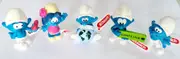 Schleich Smurfs Set of 5 - Sustainability, Heart, Girl Blossom, Goodluck, Scaredy Smurf