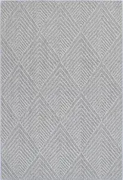 Kini Grey Geometric Flatweave Rug