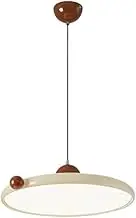 Creamy Wind Acrylic Iron Art Pendant Light Modern Simple Round Hanging Light(40cm)