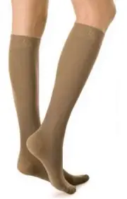 SOLIDEA Active Compression Knee-High Socks 12-15mmHg (Size: XXL) Camel