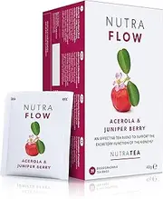 NUTRAFLOW - UTI Tea | Urinary Infection Tea | Cystitis Tea - Eases Discomfort Within The Urinary Tract - Includes Cranberry, Uva Ursi & Goldenseal - 20 Enveloped Tea Bags - by Nutra Tea - Herbal Tea