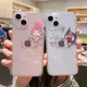 創意卡通庫洛米適用蘋果15/14手機殼iphone11/12透明軟殼X/XR硅膠13promax保護套XS MAX全包i7/8plus防摔情侶