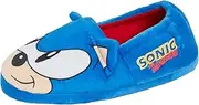 [Sonic The Hedgehog] Slippers Kids Sega 3D Ears Character Slip On Mules Warm Lined House Shoes