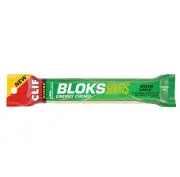 Clif, Bloks Sours, Chews, Green Apple, 18pcs