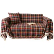 Slipcover Sofa Covers Single Seater Double Seater Couch Cover Christmas Decoration Christmas Furniture Protector Couch Cover