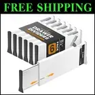 6" Tall Drawer Organizers - Expandable Non-Slip Dividers for Home & Office