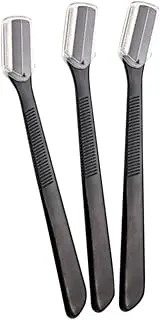 Minkissy Complete 12pcs Eyebrow Razor Kit Safety Trimmer Ergonomic Design Non-slip Grip for Travel Home Use