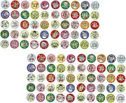 OKUMEYR 20 Sheets Christmas Number Stickers for Sealing Bags for present Wrapping DIY Crafts and Baking Premium Quality Fun Party Supplies