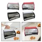 Roll Top Bread Bin Portable Bread Box for Baked Goods Cookies Coffee Shop