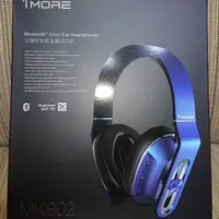 在飛比找蝦皮購物優惠-【全新】1MORE MK802 輕智能耳罩式耳機（藍）