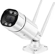 5MP IP Camera WiFi Outdoor Ai Human Detect Audio Camera 1080P HD Color Infrared Night Vision Security CCTV Camera(A/U,5MP 32G Card)