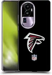 Head Case Designs Officially Licensed NFL Plain Atlanta Falcons Logo Soft Gel Case Compatible with Oppo Reno10 Pro+