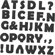 STOBOK 1set Bulletin Board Paper Letters Bulletin Board Outdoor Letters for Signs Letterboard Signs Classroom Decorations Paper Black 150pcs