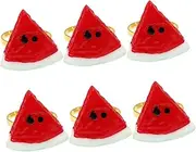 MAGICLULU 5sets Elegant Dinner Napkin Holder Metal Napkin Ring Watermelon Design Wedding Buckles Restaurant and Hotel Table Decor Holiday and Party Supply 6pcs*5