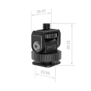SmallRig mini Cold Shoe to 1/4"-20 Screw Adapter Support 3577