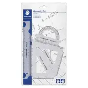 Transparent 4 Piece Geometry Set