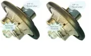 3/8" & 1/2" demi bullnose granite marble concrete travertine counter router bit