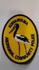 Kowanyama Community Aboriginal Police obsolete patch Arcade black edge