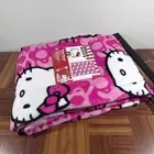 Hello Kitty Plush Throw Pink, Big Bows, 50x70in