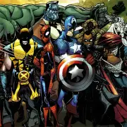 SPIDER-MAN Signed ART PRINT Captain America IRON-MAN Fantastic Four HULK NEW