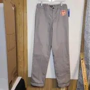 Dickies Boys Silver Pant Flex Waist Flat Front size 20 nwt uniform