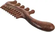 BESTYASH Sturdy Wooden Scalp Massage Comb Elegant Wide Tooth Tool for Daily Use for Hair and Full Body Massages Durable Design for Men Women