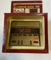 Vintage spartus all purpose digital timer and alarm clock