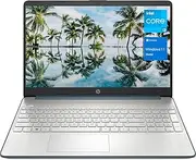 [HP] 15 Laptop, 15.6” HD Display, Intel Core i3-1115G4 Processor, 16GB RAM, 1TB SSD, Wi-Fi, SD Card Reader, HDMI, Webcam, Windows 11 Home, Spruce Blue, KKE Accessories