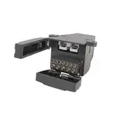 Hulk 4x4 12 Pin Flat Trailer Socket W/ Led Light & 50A Anderson Style Connector Nite-Lite - HU7021