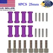 8PCS 12mm Wheel Hex Hub Adapter 25mm Extension For 1/10 RC Crawler SCX10 D90