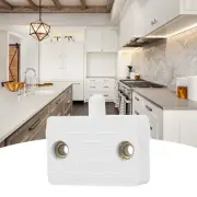 White 2Pcs Household Cabinet Closet Light Switch Automatic Reset Control