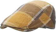 [svlftecon] Unisex Newsboy Cap Flat Ivy Hat Cabbie Hunting Driving Hat for Four Seasons Available Adjustable Series 10