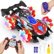 RC Gesture Sensing Stunt Car,2.4Ghz 4WD Rotation Drift Remote Control Car with C