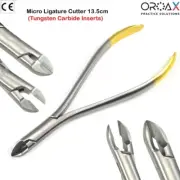 DENTAL ORTHODONTIC MICRO PIN LIGATURE CUTTER 13.5cm WIRES CUTTING PLIERS