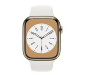 Apple Watch Series 5 - 32GB - Gold-Aluminum-Sport Band-White - Cellular + GPS - 44mm - Space Grey - Titanium - Black - Sport Band - Rubber - Refurbished (Good Condition)