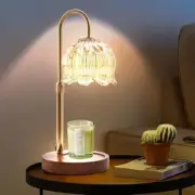 Fragrance Candle Warmer Lamp，Electric Candle Warmer with Timer & Gold