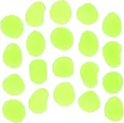 TOVINANNA Glowing Pebbles for Garden 200pcs Artificial Night Landscape Decorative Rocks for Outdoor Yard