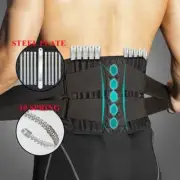 New Back Brace Waist Trainer Spine Support Men Women Breathable Lumbar Gym Belts